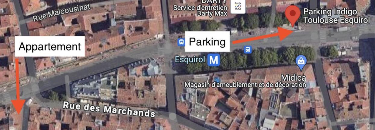 L'Elegant Paradoux - 3 Sdb - 2 Wc - Ascenseur - Parking - Plein Centre Toulouse Ngoại thất bức ảnh